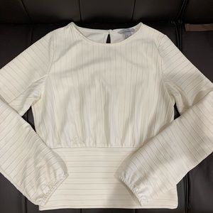 H&M cream/ivory top/shirt